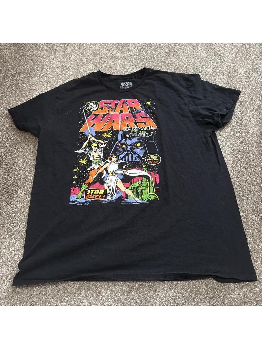 Star Wars Men's Black Tshirt